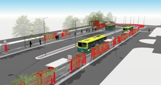 הקמת תחנה מרכזית זמנית בלוד